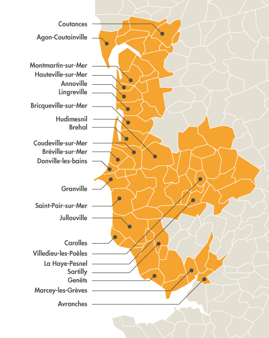 Zone d'intervention Manche (50)